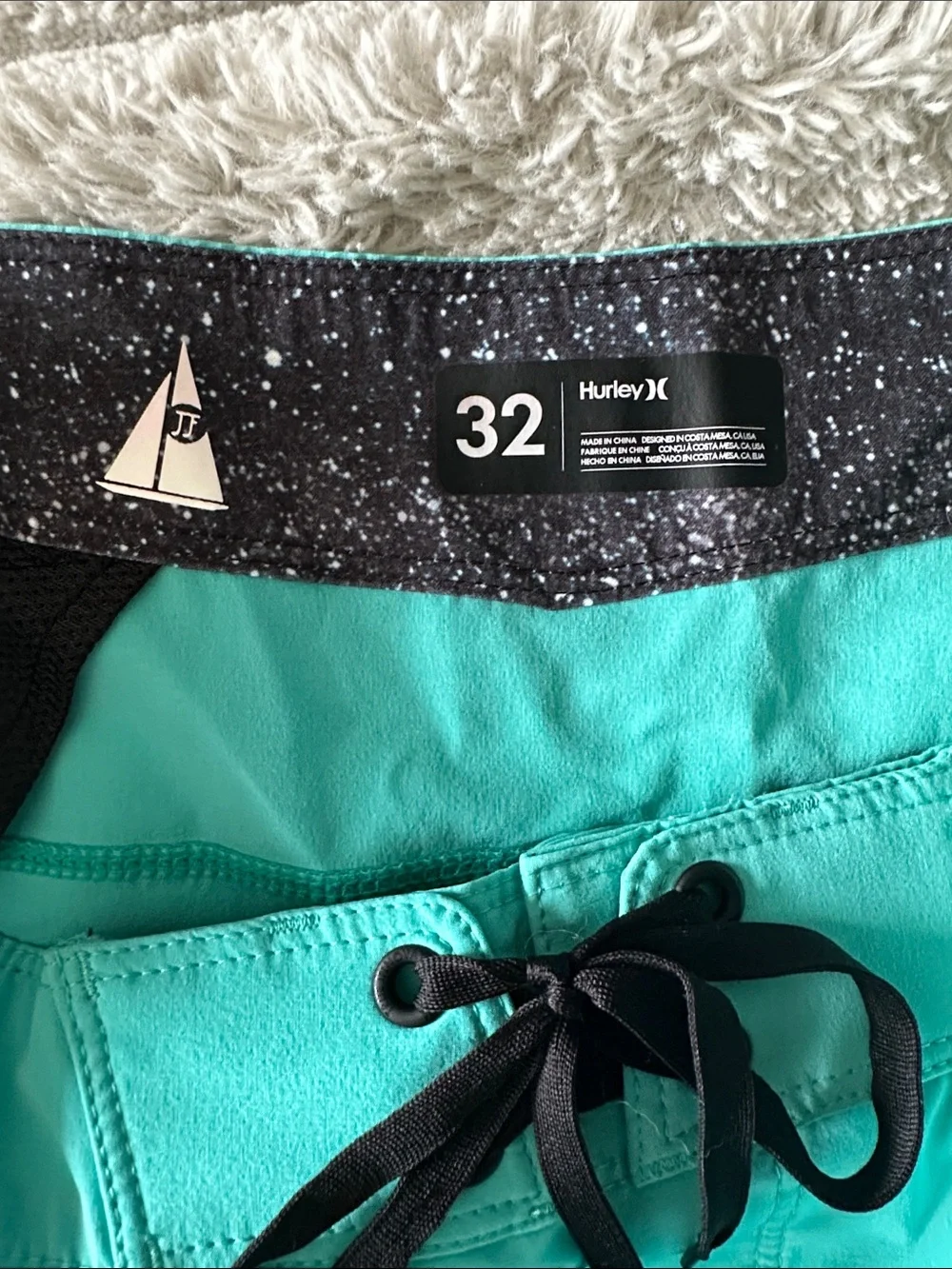 Hurley X Wet Republic Teal Board shorts (Phantom)